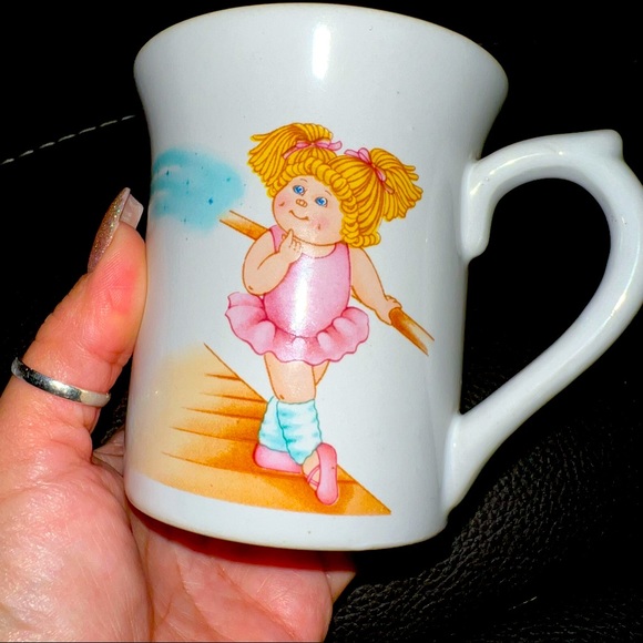 Cabbage patch Other - Vintage 1984 Cabbage Patch Kids Coffee Mug Tea Cup “Ballerina Dancer”